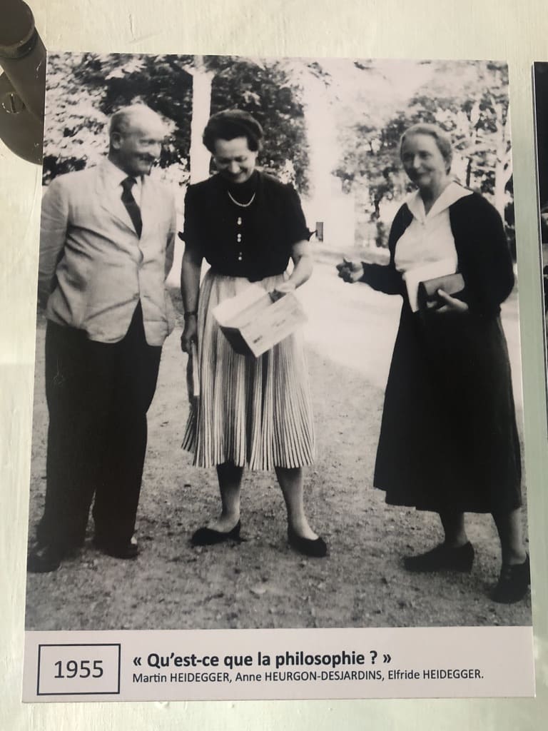 Martin Heidegger, Anne Heurgon-Desjardins, Elfride Heidegger Martin Heidegger, Anne Heurgon-Desjardins, Elfride Heidegger