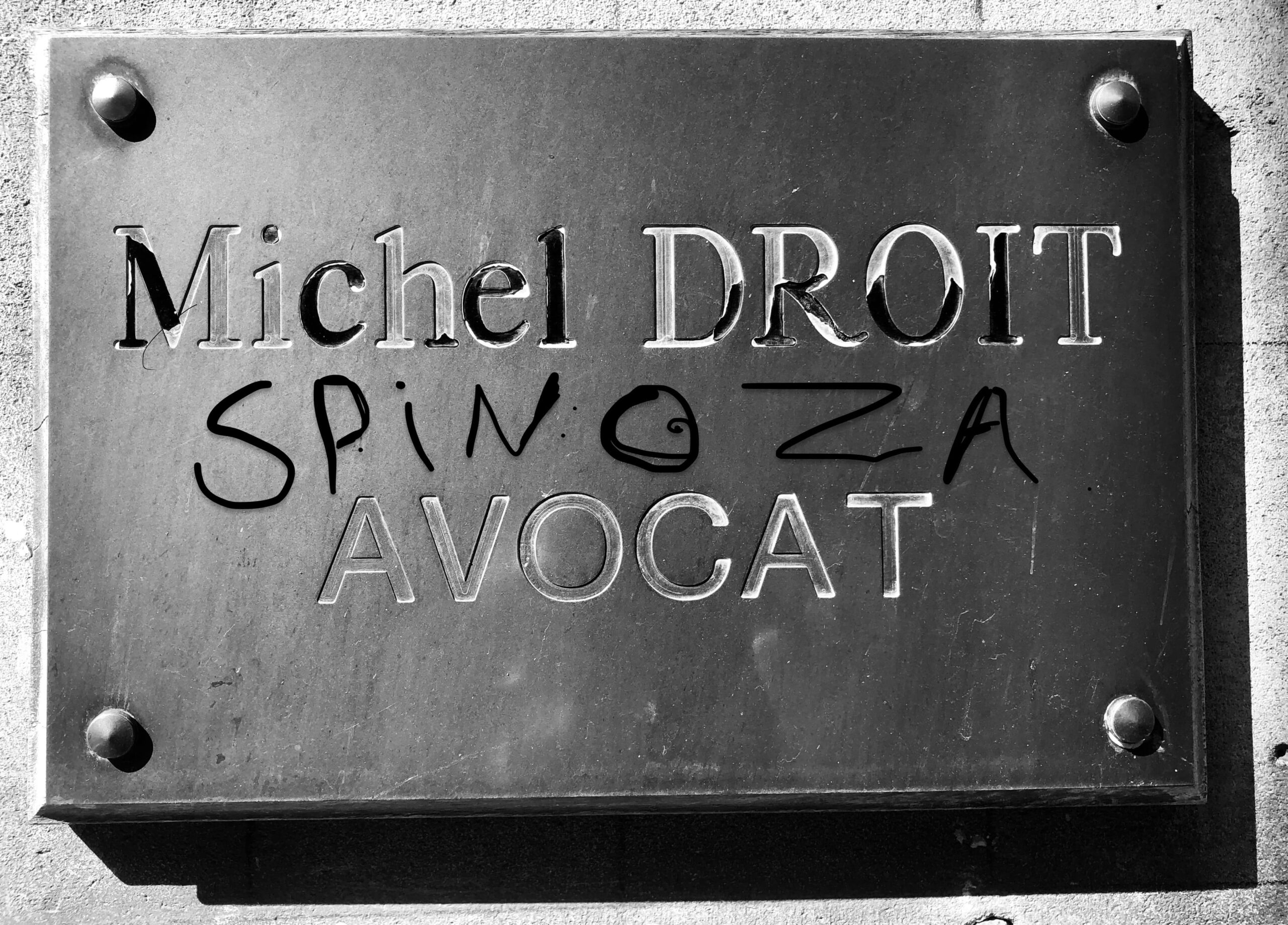 Et ce n'est pas Spinoza...